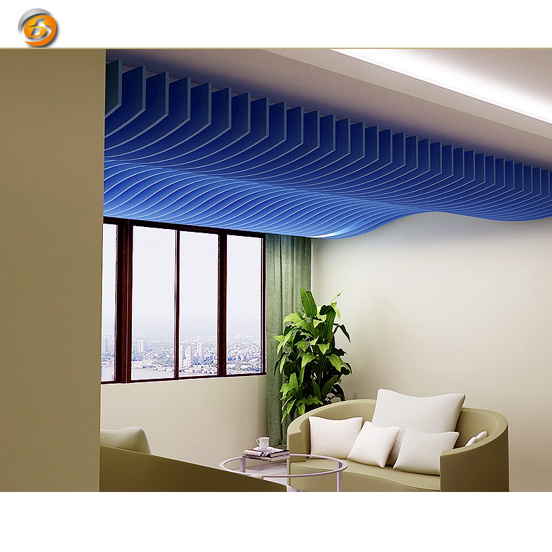 PET-VD-02 Easy Install Soundproof Ceiling PET ECO Acousrtic Panel 