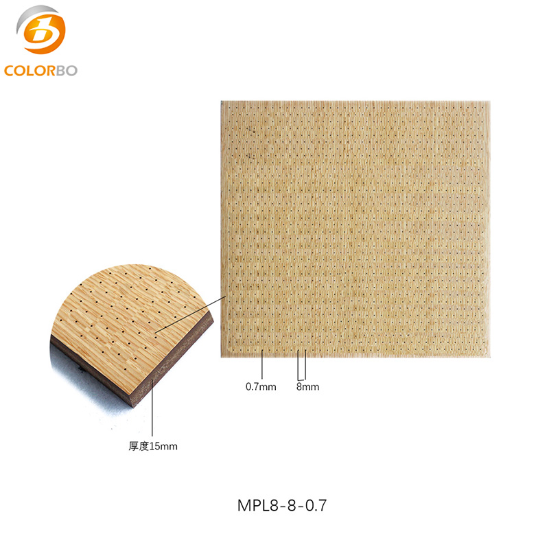 Wall Panels Perforated Wood Timber Acoustic Panel for Meeting Room