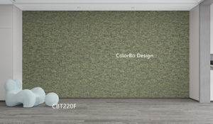 CBT220F Noise Cancelling Soundproofing Material Polyester Acoustic Panels Plain PET Acoustic