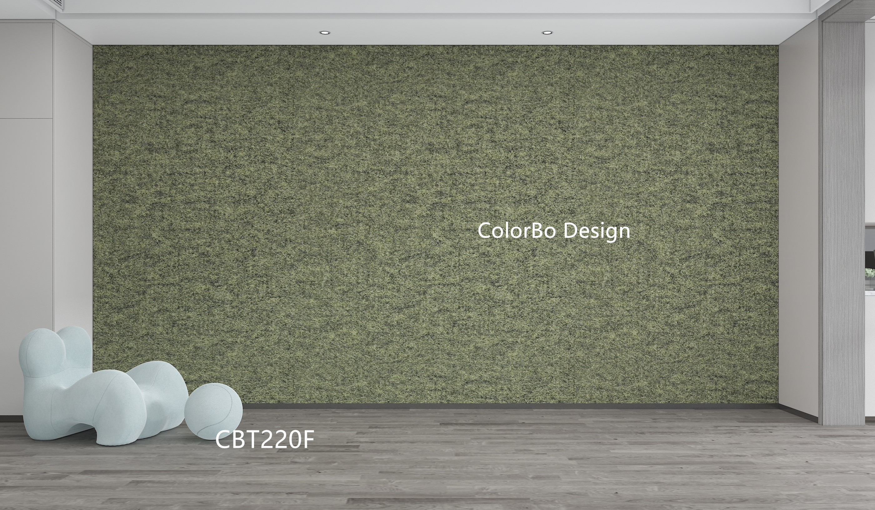 CBT220F Noise Cancelling Soundproofing Material Polyester Acoustic Panels Plain PET Acoustic