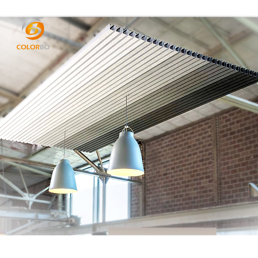 Acoustic Hanging Ceiling Baffles of PET Acuostic Panel