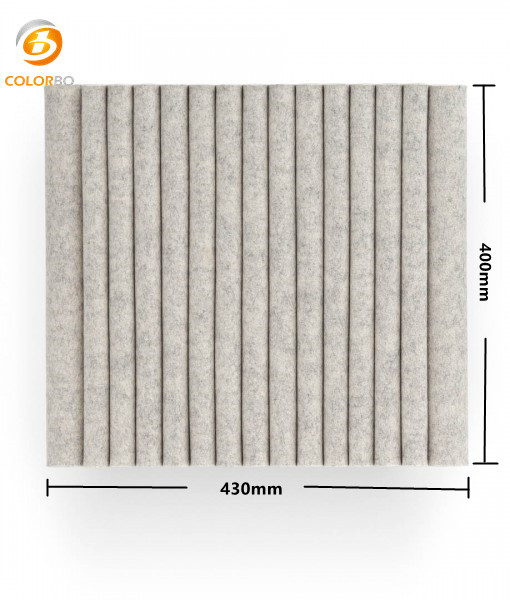 Polyester Fiber Acoustic Felt Panel for Wall Decoration