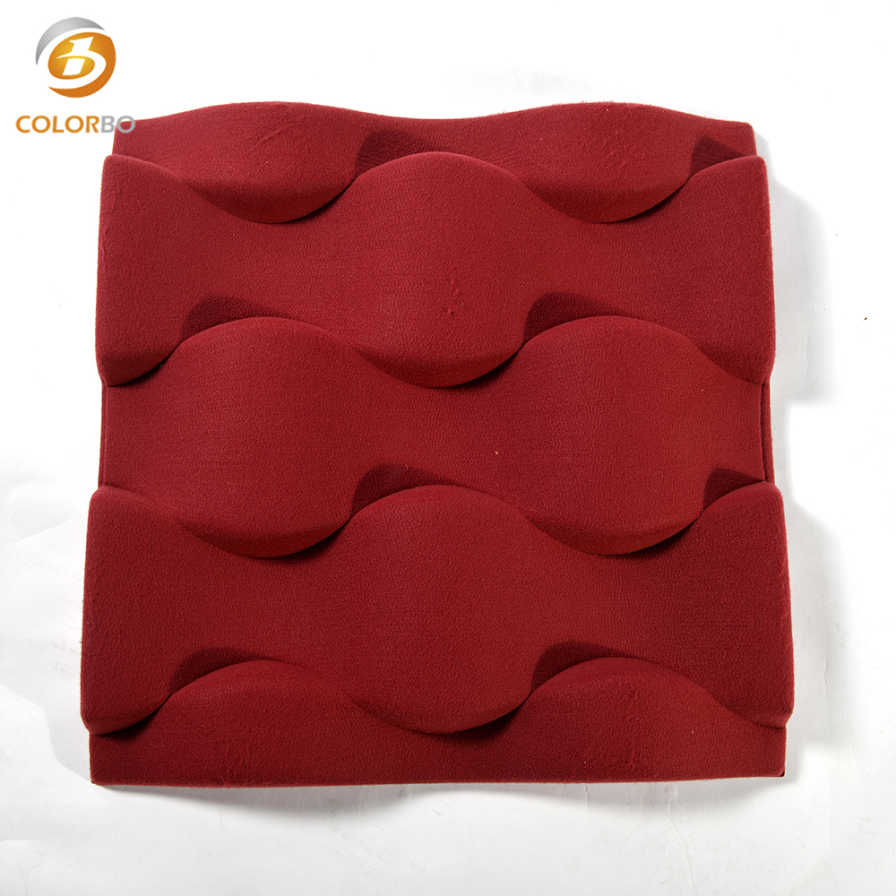 3D Decorative Polyester Fiber Acoustic Panel Wall Panel
