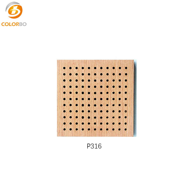 Perforated Wooden Acoustci Panel for Wall And Ceiling Decoration